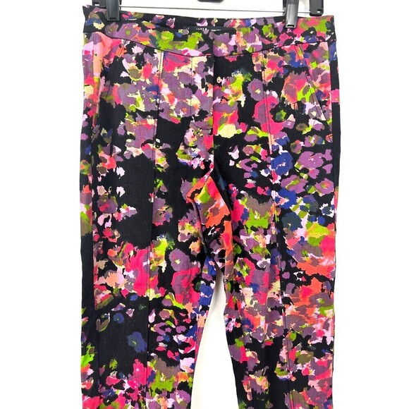 W118 by Walter Baker Womens Size S Floral Dustin Cropped Moto Jeans Pants 1117H - Picture 5 of 11